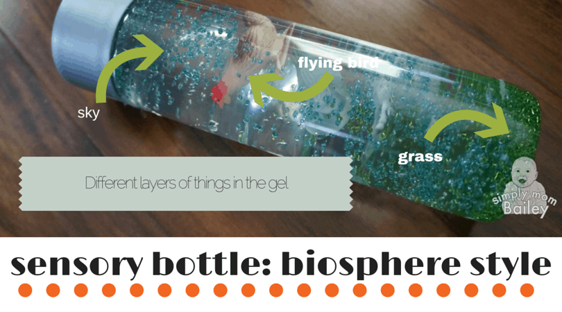 Sensory Bottle: Biosphere style
