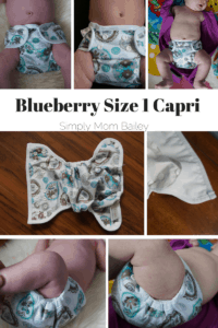 Blueberry Size 1 Capri newborn cover