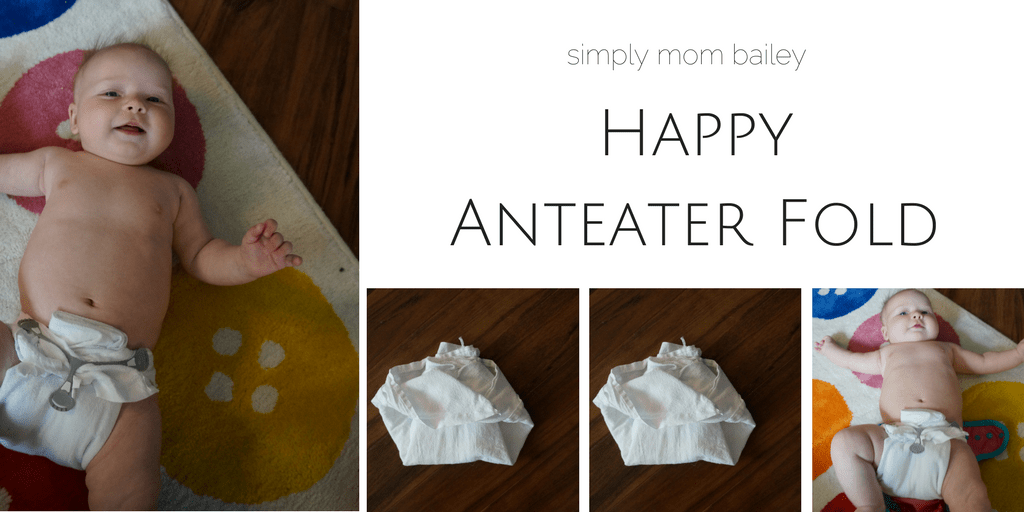 Happy Anteater Fold - Flat Diaper - Folding Diapers - Cloth Diapers
