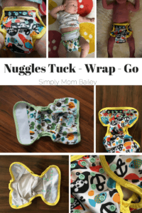 Nuggles Tuck - Wrap - Go Newborn Size 1 cloth diaper cover