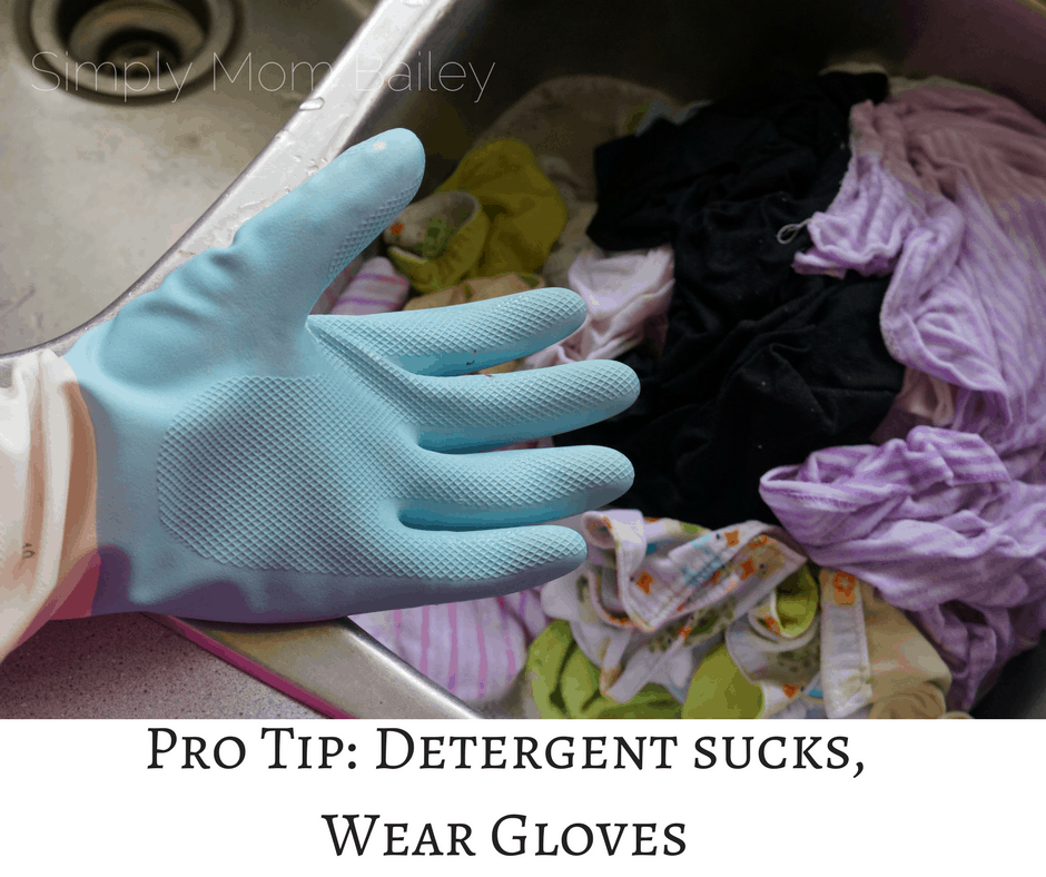 Pro Tip_ Detergent sucks, Wear Gloves