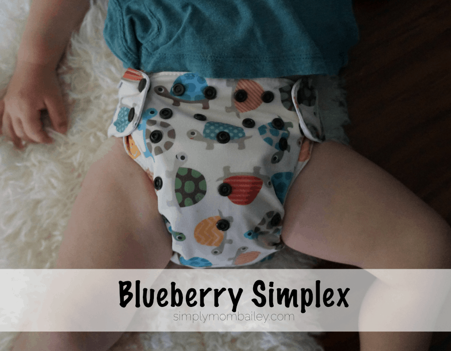 Cloth Diapers at 30 pounds Blueberry Simplex
