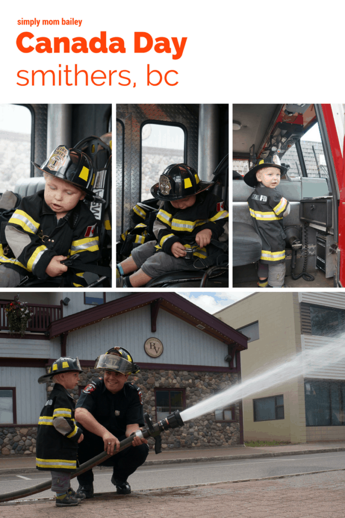 Smithers Canada Day Toddler Firefighter