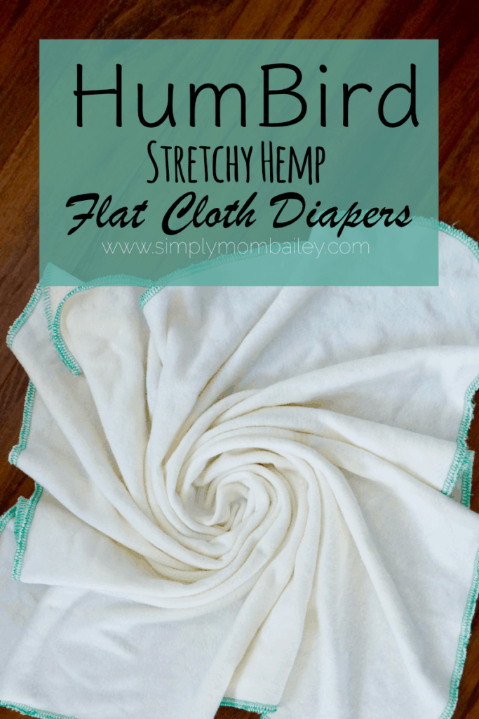 HumBird Stretchy Hemp Flat Cloth Diapers