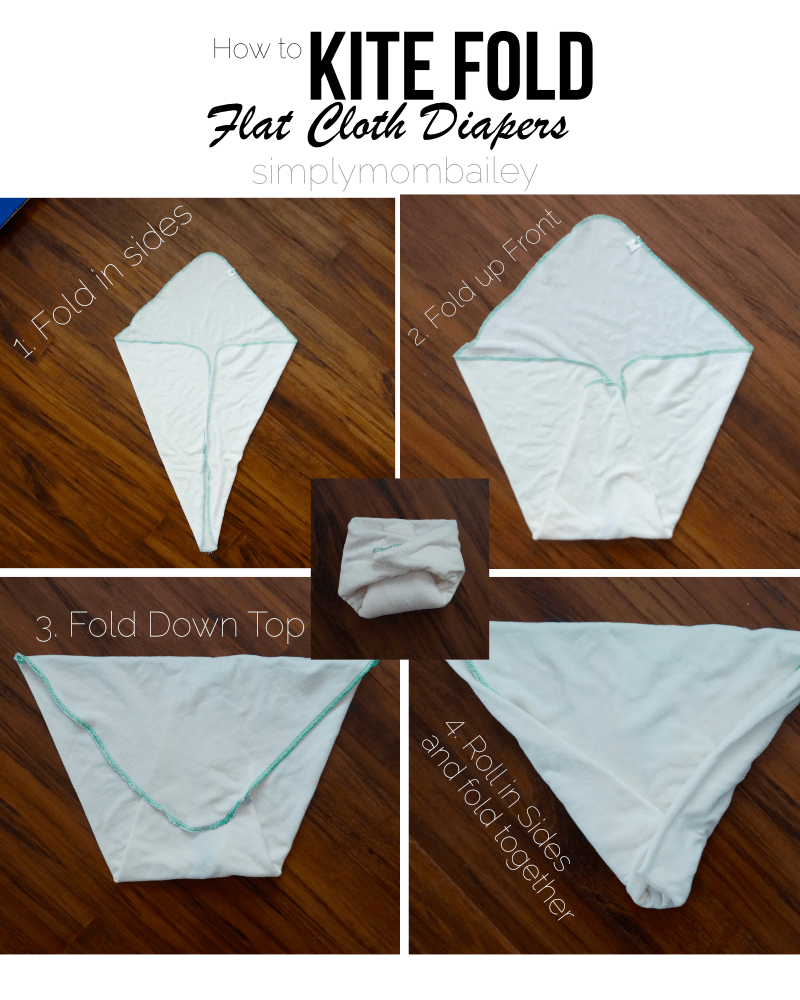 Kite Fold for Flat Diapers - Cloth Diapers