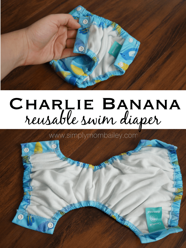 Charlie Banana Best Extraordinary Reusable Swim Diaper Small, Green 