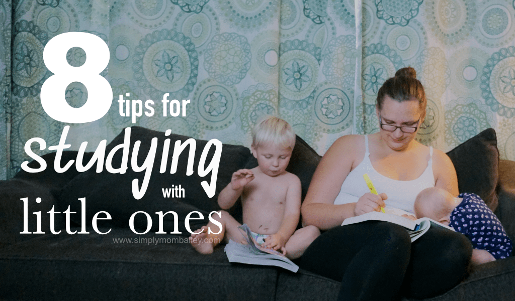 8 tips for studying with babies and young children. 