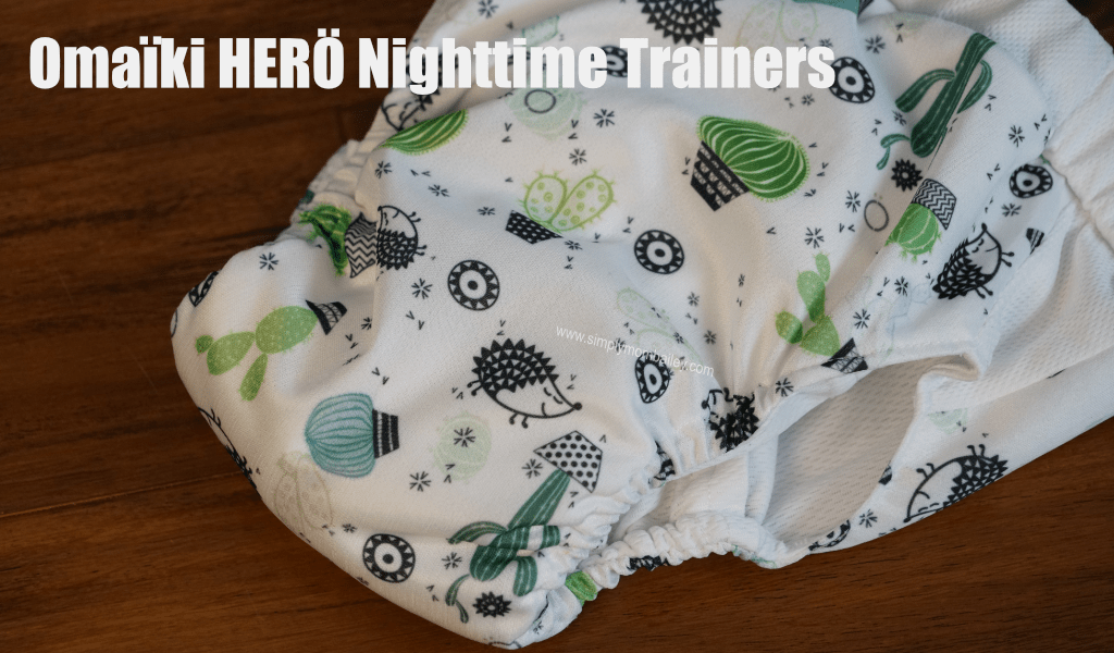 Looking for a training pant to handle a bedwetting child? Check out the Omaiki Hero Nightime trainers. #pottytraining #bedwetting #clothdiapers #reusable #madeinCanada #toddlers