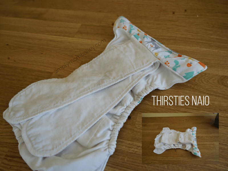 Inside of a Thirsties Natural All In One Cloth Diaper