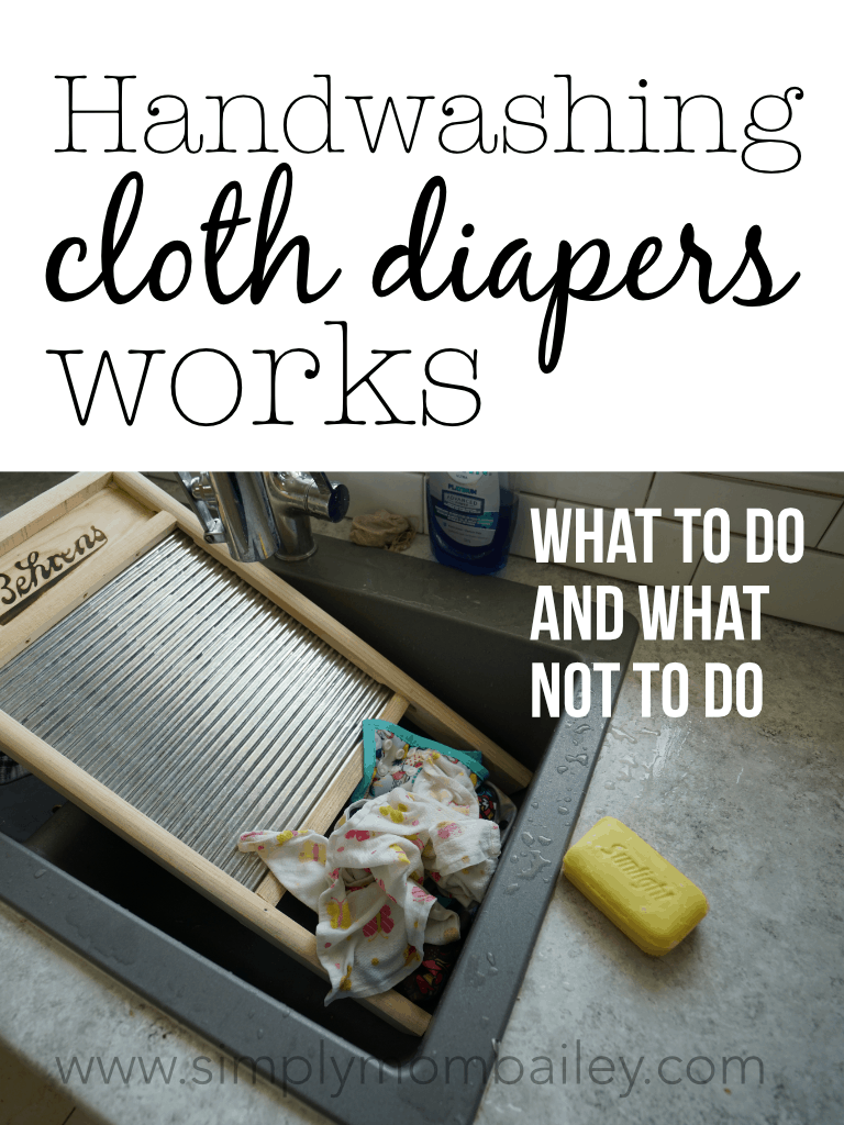 Handwashing Cloth Diapers Works #handwashing #laundrytips #cleaning #flatschallenge #ecofriendly #budget #frugaltips #clothdiapers