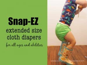 Snap EZ Extended Size Cloth Diapers