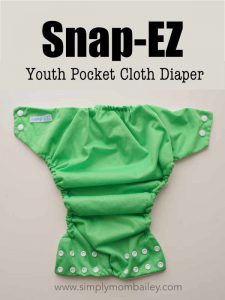 SnapEZ Pocket Cloth Diaper - Youth Small