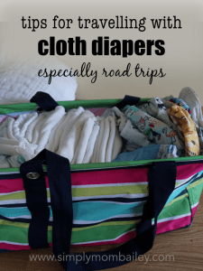 Tips for Travelling with Cloth Diapers