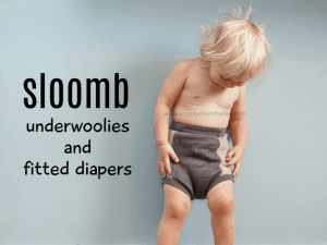 Sloomb Underwoolies and Fitted diaper review for overnight cloth diaper solutions