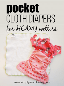 pocket cloth diapers for heavy wetters