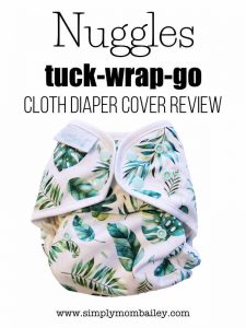 Cloth Diaper Cover Review - Nuggles Cover the Tuck-Wrap-Go