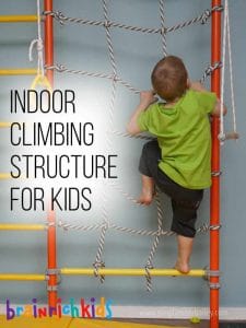Encouraging Indoor Play and Climbing on the Brian Rich Kids Gym for Young Kids - Indoor Play Center and climbing wall for kids