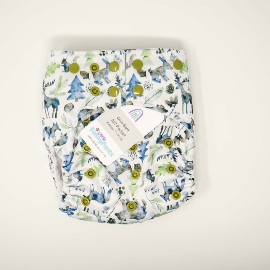 This is a picture of the Little Fanny Pants Pocket Diaper - a one size pocket diaper
