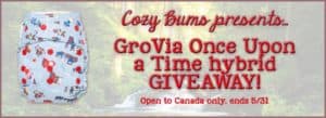 GroVia Once Upon A Time Giveaway with CozyBums
