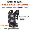 Tula Free to Grow Baby Carrier in Blossom Button