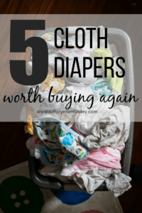 5 Cloth Diapers worth buying again - My favourite cloth diapers this cloth diaper bought this month are a must have, best buy, purchase for any #makeclothmainstram parent or crunchy mama #clothdiapers