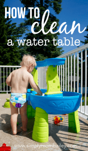How to Clean A Water Table #kidstoys #outslideplay #cleaningtips
