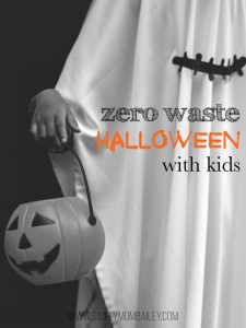 Ideas for a Zero Waste Halloween with Kids #halloween #kids #ecofriendly